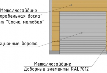 Вид гаража